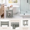 Arceso HDPS Shower Bench Seat, Bath Spa Foot Stool for Inside Shower Waterproof - 4 of 4