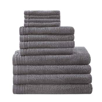 12pc Cotton Quick Dry Bath Towel Set - 510 Design