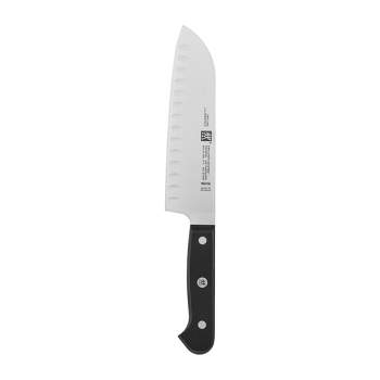 ZWILLING Gourmet 7-inch Hollow Edge Santoku Knife