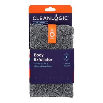 Cleanlogic Body Exfoliator Charcoal Infused - 1 ct