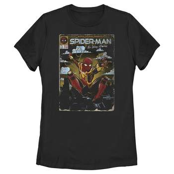Women's Marvel Spider-Man: No Way Home Comic Book Cover T-Shirt