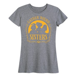 Women's - Hocus Pocus - Gather Round Sanderson Sisters Short Sleeve Graphic T-Shirt - 1 of 4