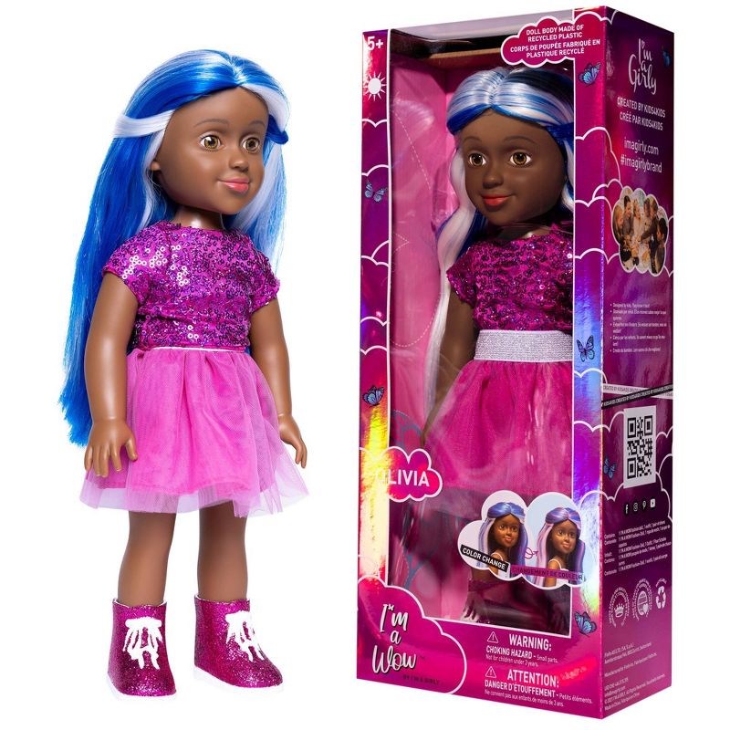 I&#39;M A WOW Olivia the Ballerina 14&#34; Fashion Doll with Color-Changing Hair, 6 of 13