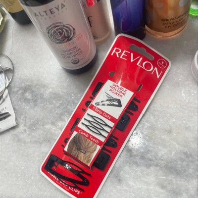 Revlon Neutral Double Grip Hair Clips, 6 count 