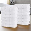 Zero Twist Cotton Waffle Honeycomb Medium Weight Bathroom Towel Set by Blue Nile Mills - 2 of 4