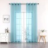 GoodGram Ultra Luxurious Elegant Sheer Grommet Single Curtain Panel - 2 of 3