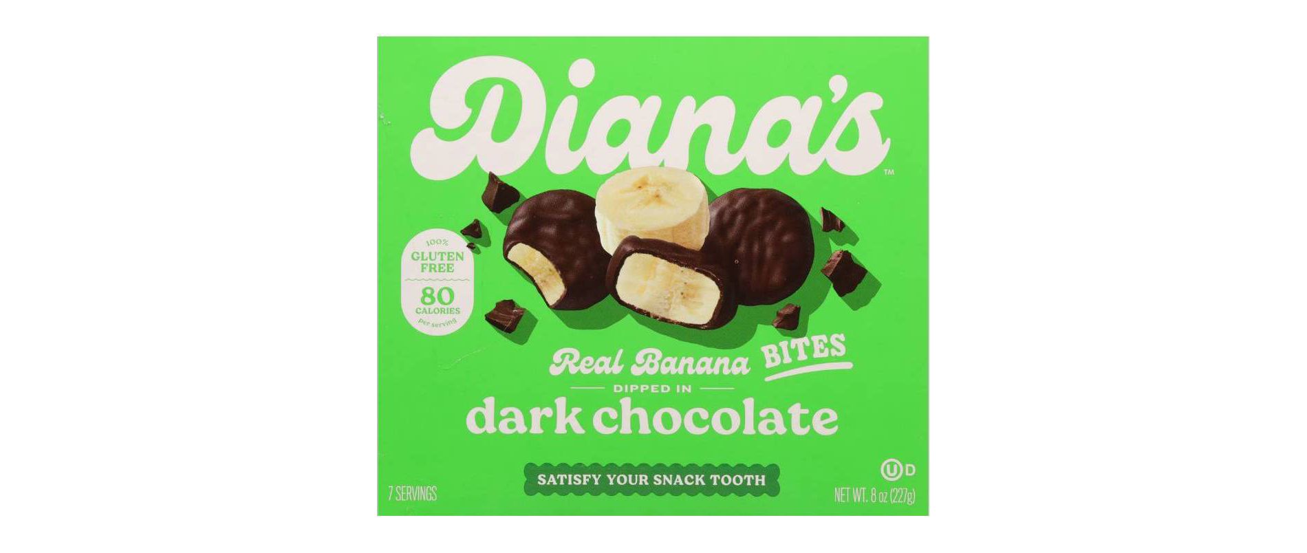 Diana's Bananas Frozen Dark Chocolate Real Banana Bites - 8oz