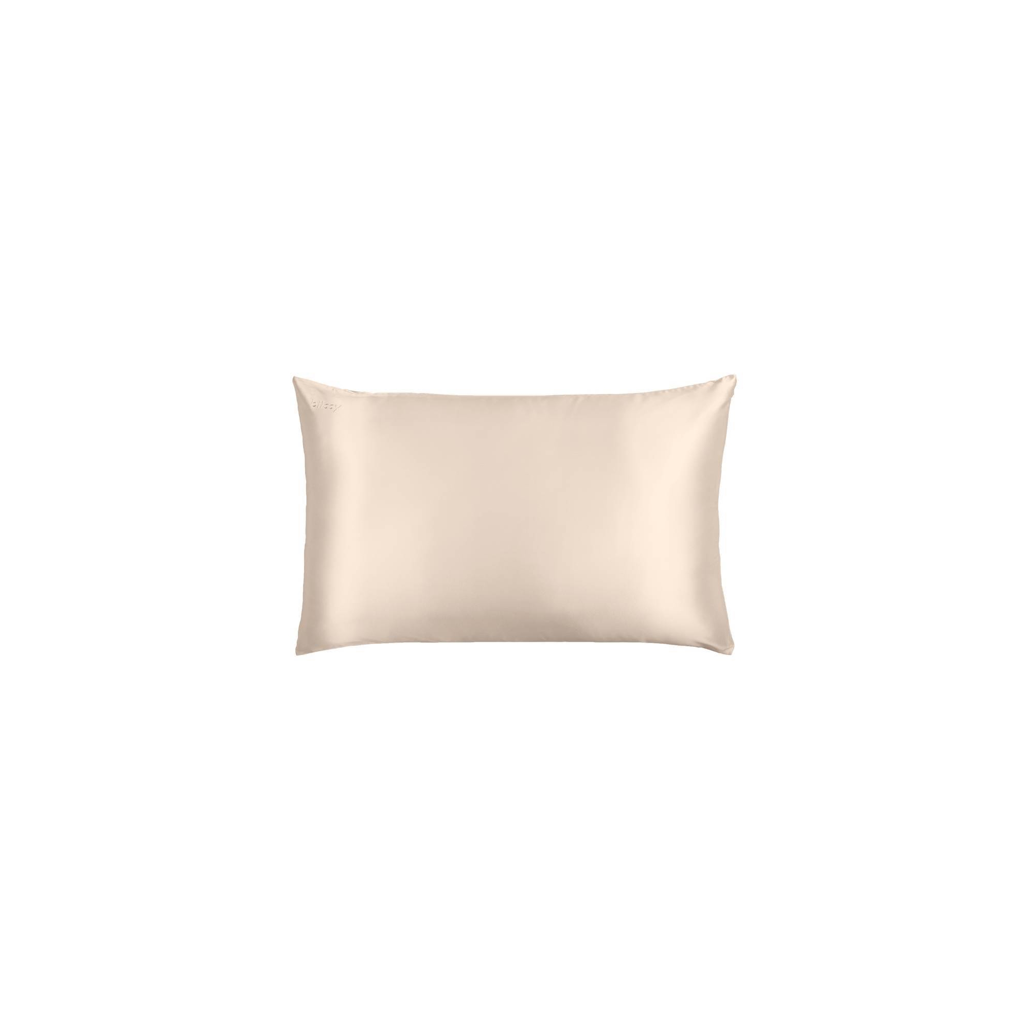 Blissy Standard/Queen 600 Thread Count Silk Pillowcase Natural Beige