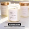 Craft & Kin Wood Wick, All-Natural Soy Aromatherapy Candle in Frosted Glass Jar  - 8 oz - 2 of 4