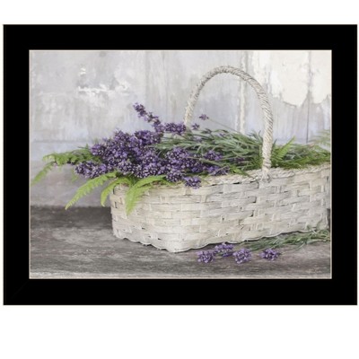 HomeRoots My Lavender Black Framed Print Wall Art