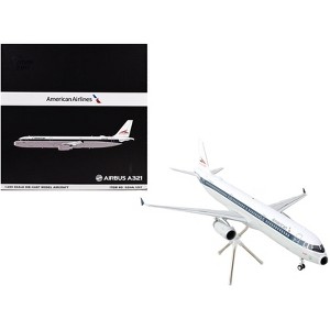 Airbus A321 Commercial Aircraft "American Airlines" White with Blue "Gemini 200" 1/200 Die Cast Model Airplane by GeminiJets - 1 of 3