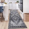 coucheta Multi-size Washable Vintage Area Rug for Living Room, Foldable Soft Stain Resistant Non Slip Low Pile Carpet, for Bedroom, Dining, Office - 2 of 4
