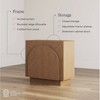 Nathan James Set of 4 Iris Wood Arched Console Table with Doors Brown - 3 of 4