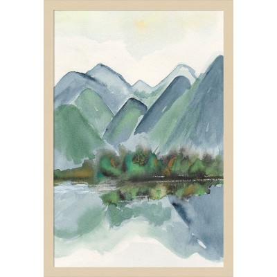Amanti Art Be Clear to Reflect I by Lila Bramma Wood Framed Wall Art Print