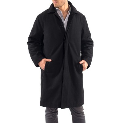 Alpine Swiss Zach Men’s Wool Blend Overcoat – Knee-Length Trench Coat, Runs Large for Layering Over Suits or Sweaters