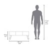 Vynxaria Smoke Coffee Table with Hairpin Legs - Sleek and Stylish Storage Solution - 4 of 4