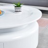 NicBex Modern Round Coffee Table Set of 2 with Storage Drawer for Living Room and Bedroom - 4 of 4