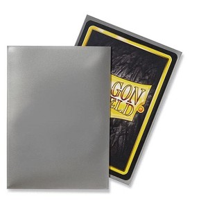 Dragon Shield 100 Count Standard Size Classic Deck Protector Sleeves (Silver) - 1 of 3