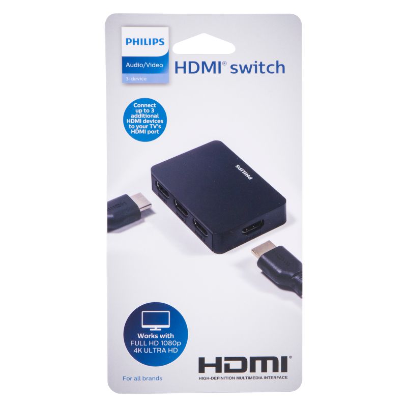 Philips 3 Port HDMI Switch - Black, 5 of 8