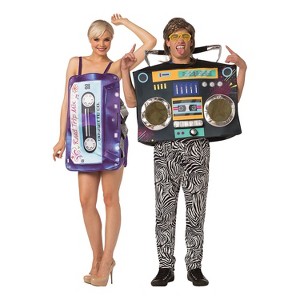 Imposta Costumes Mix Tape & Boom Box Couple Costumes - 1 of 2