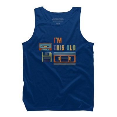 Men's Design By Humans I'm this old - Old data storage media By DsgnCraft Tank Top
