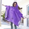 Catalonia Oversized Hoodie Sweatshirt Cape, Casual Hoodie Cape, Batwing Coat Pullover Blanket | Fluffy Fleece, Comfortable, Roomy | for Adults - 3 of 4