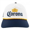 Adult Corona Extra Logo Embroidered Patch Snapback Hat with Rope - 3 of 4
