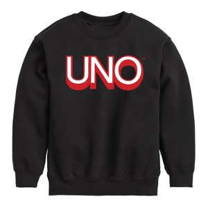 Boys' - UNO - Toddler And Youth Crewneck Fleece Sweatshirt Graphic Long Sleeve Fleece Sweatshirt - 1 of 4