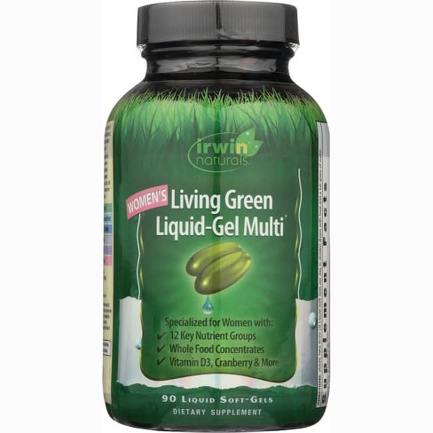 Irwin Naturals Women's Living Green liquid-Gel Multi 90 Softgels - image 1 of 1