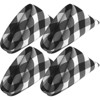 Slickblue Gingham Checkered Napkins 18"x18", Reversible, Yarn-Dyed Polyester, 9 Color Options – Pack of 4 or 10 - 2 of 4