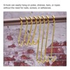 Unique Bargains Carbon Steel Indoor Outdoor Utility Hooks and Hangers 6 Pcs - 4 of 4