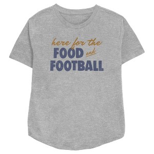 Women's Lost Gods Food and Football T-Shirt - 1 of 3