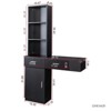 FONTOI Vanity Table with Round Mirror, Dressing Table with Multi-layer Storage for Bedroom, Black, 13.19"*66.93"*39.76" - 3 of 4