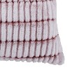 VCNY 20"x20" Oversize Henry Jacquard Faux Fur Square Throw Pillow - 4 of 4