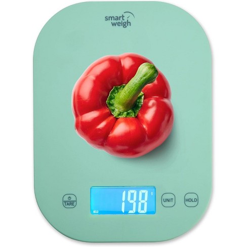 Smart Weigh Digital Food Scale 11 pound capacity Mint Green