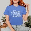 Simply Sage Market Women's I'm Busy Raising Ballers Short Sleeve Garment Dyed Tee - 2 of 4