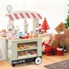 Safstar Kids Snacks & Sweets Food Cart Kids Toy Cart Play Set w/ 30 PCS Accessories - 3 of 4