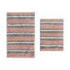 Home Weavers Glamour Collection 100% Polyester Microfiber Bathroom Rug, Non Slip Bath Mat Water Absorbent Soft Microfiber Shaggy Mat Machine Washable - 2 of 4