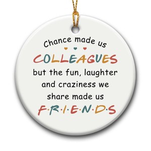 Coworker Xmas Hanging Ornaments, Motivational Gift for Colleague Women Friend Coworkers - 1 of 4