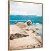 23" x 28" Lake Tahoe Dreams by Sonja Quintero Framed Canvas Wall Art Print - Amanti Art: Modern Decor, Polystyrene Frame - 2 of 4