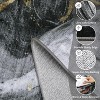 Coucheta Marble Abstract Area Rug , Washable Low Pile Indoor Rug, Non-Slip Soft Floor Carpet for Living Room Bedroom, Multi-Color & Size - 3 of 4