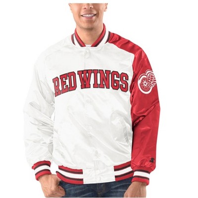 STARTER Mens Detroit Red Wings Varsity Jacket