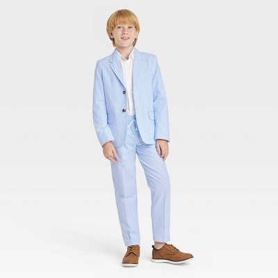 Boys' Seersucker Striped Suit Jacket - Cat & Jack