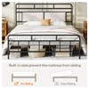 MaseiKar FULL Size Open-Frame Bed with Upholstered Headboard 78.5" x 54.9" x 41.7" - 4 of 4