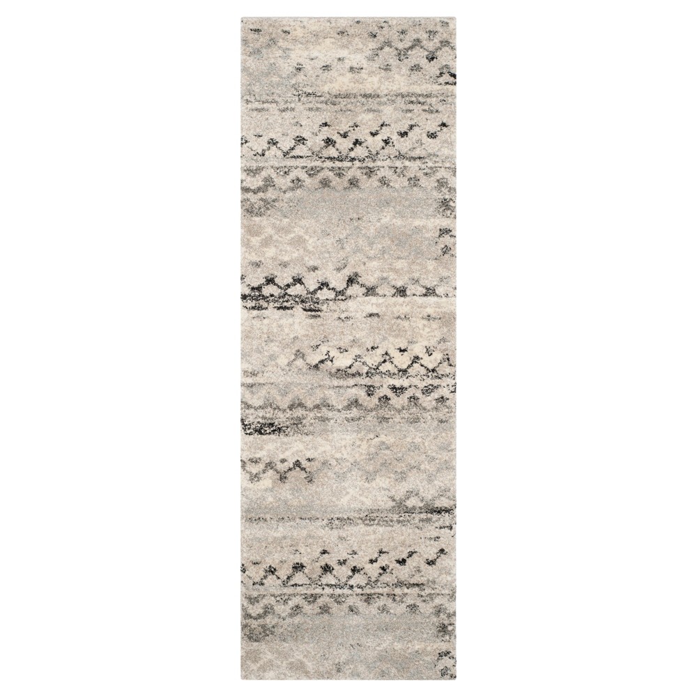 2'3inx7' Runner Marea Cream/Gray - Safavieh