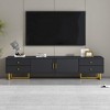 ORRD  TV Stand for 65+ Inch TVs, Modern Entertainment Console with Storage for Living Room - 2 of 4