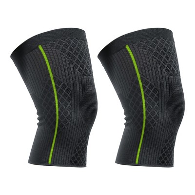 Unique Bargains Women Men Nylon Knee Support Sleeves 2 Pcs
