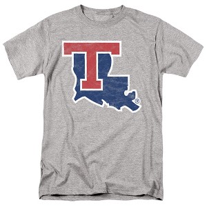 Men's Louisiana Tech University Official Distressed Primary T-Shirt - 1 of 4