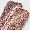 Women's Solid 2pk Cozy Crew Socks - Auden™ - 3 of 3