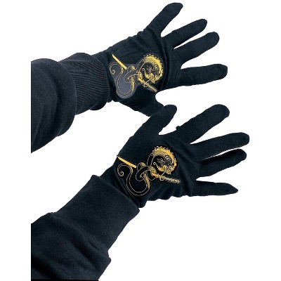 Rubies Child Ninja Gloves in Black One Size